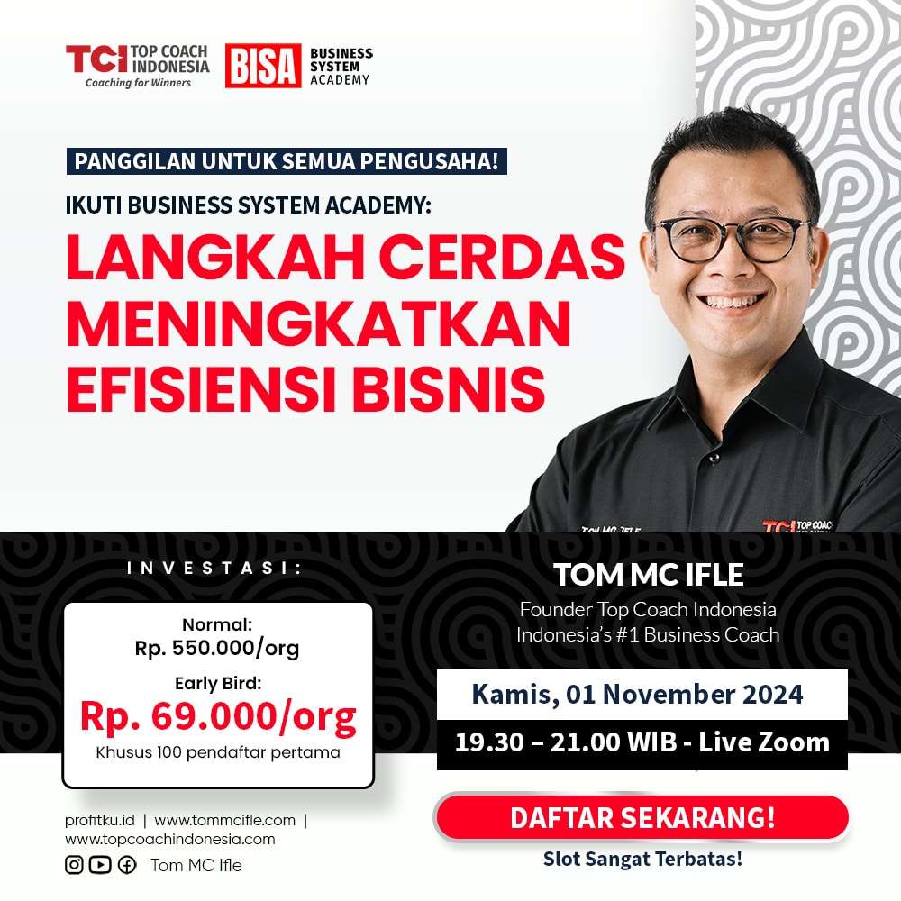 Langkah Cerdas Meningkatkan Efisiensi Bisnis - Webinar BISA
