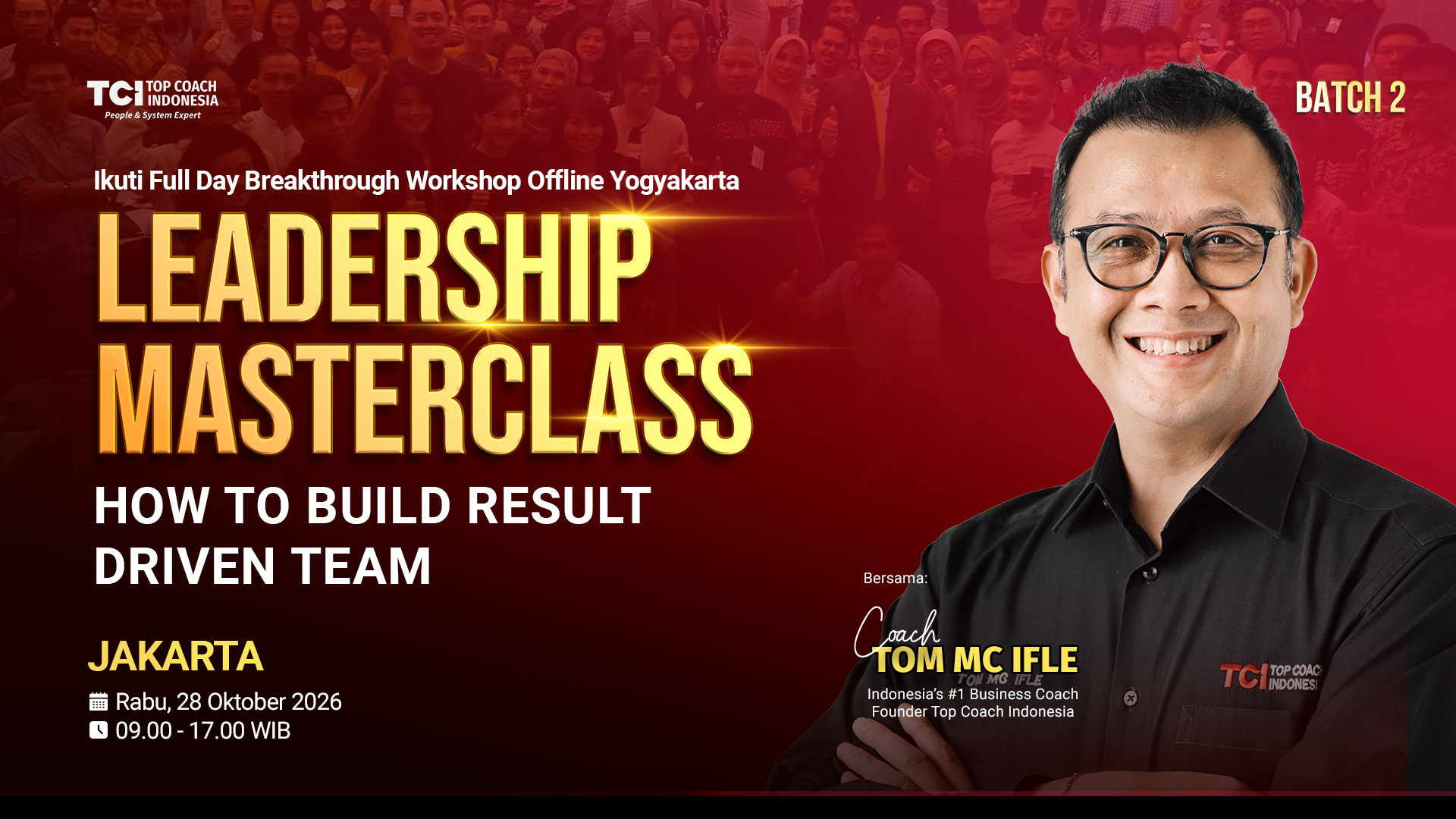 Banner reminder - Leadership Masterclass
