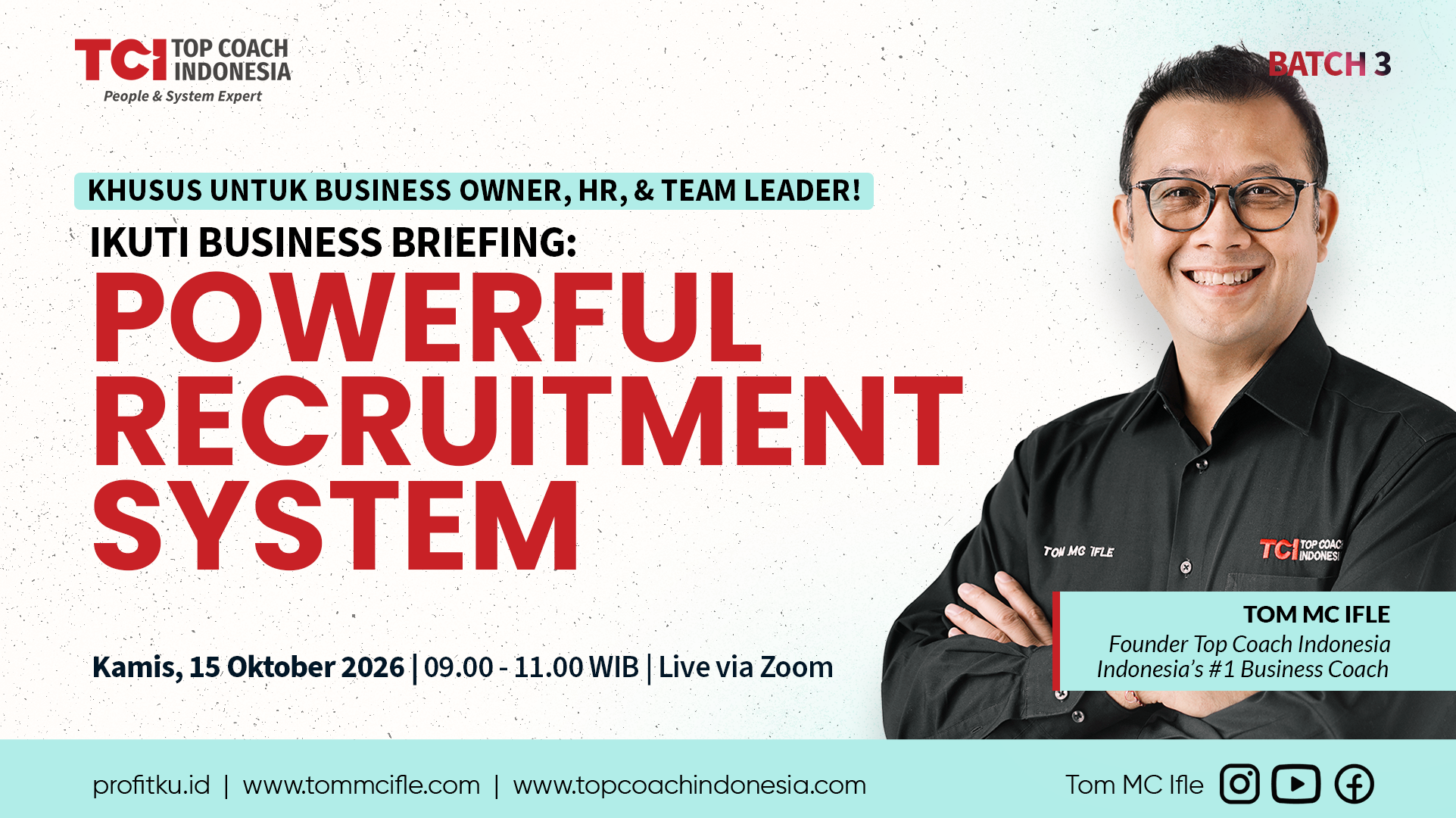 Banner Reminder - Powerful Recruitment System