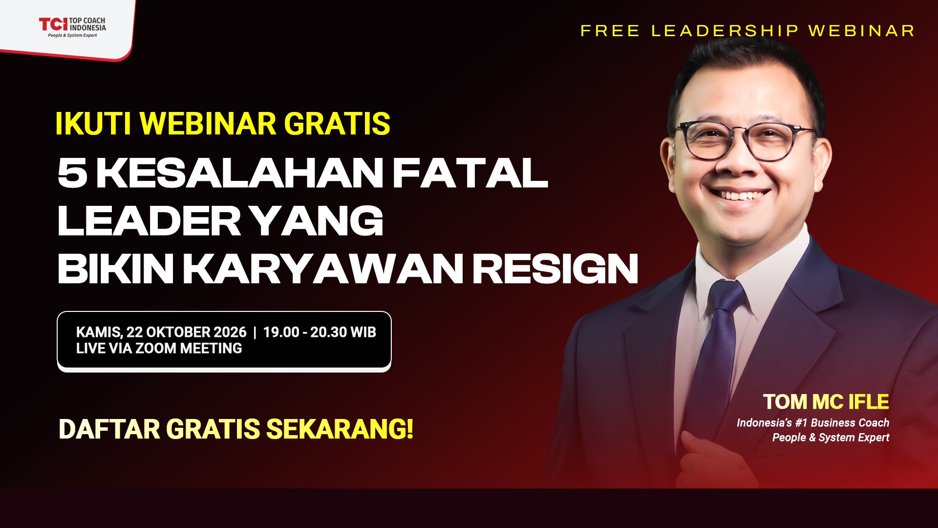 Banner Blast – 5 Kesalahan Fatal Leader yang bikin karyawan resign Banner Blast - 5 Kesalahan Fatal Leader yang bikin karyawan resign